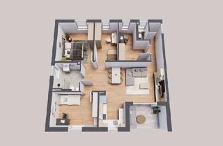 Wohnung kaufen in 74582 Gerabronn, Neubau: Schicke 5-Zimmer-Wohnung für die junge Familie - Provisionsfrei