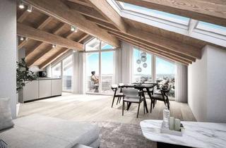 Wohnung kaufen in 82418 Murnau, NEUBAUPROJEKT: 'Münter Ensemble' Exklusive Dachgeschosswohnung mit Blick über Murnau und das Moos