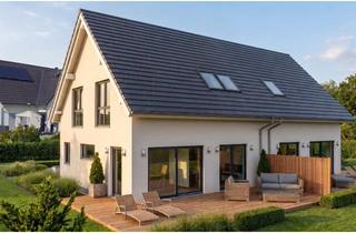 Doppelhaushälfte kaufen in 86559 Adelzhausen, Ein Garten für die Kinder, ein Rückzugsort für Sie – perfekt vereint in Adelzhausen