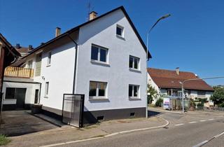 Haus kaufen in Bahnhofstraße, 75045 Walzbachtal, Nahe Karlsruhe! PROVISIONSFREI: Leerstand! Frisch renoviert, 3 Etagenwohnungen im Haus!