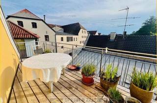 Wohnung kaufen in 84405 Dorfen, Dorfen - 3,5-Zi.-Maisonette mit Dachterrasse und spektakulären Blick auf die Isen sowie die Altstadt
