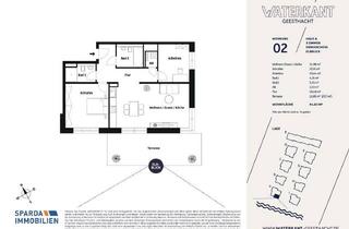 Wohnung kaufen in 21502 Geesthacht, Erdgeschosswohnung mit herrlicher Sonnenterrasse - direkt an der Elbe!
