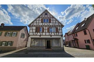 Haus kaufen in 74343 Sachsenheim, 2 von 3 Einheiten frei im Gebäude! Wohn- und Geschäftshaus im malerischen Ortskern von Ochsenbach