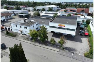 Gewerbeimmobilie kaufen in 86899 Landsberg, 8% Rendite! Großes Gewerbeobj.: 4x Lagerhallen, Büros, Betriebsleiterwhg. & Freifl. - bezugsfrei