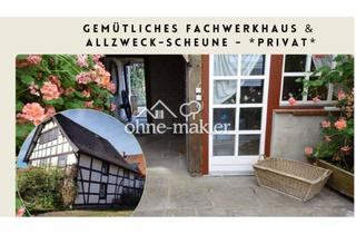 Haus kaufen in 31840 Hessisch Oldendorf, Gemütliches Fachwerkhaus & große Allzweck-Scheune *von privat*