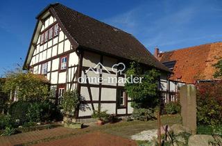 Haus kaufen in 31840 Hessisch Oldendorf, Gemütliches Fachwerkhaus & große Allzweck-Scheune *von privat*