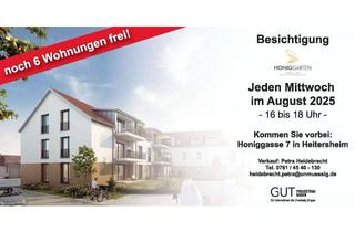 Wohnung kaufen in Honiggasse, 79423 Heitersheim, NEUBAU Heitersheim, Honiggasse 3-Zimmer EG Wohnung mit Garten nach Süden