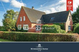 Einfamilienhaus kaufen in 26736 Krummhörn, Nähe Campener Leuchtturm! Großzügiges Einfamilienhaus mit Gartenanlage, Terrasse und Nebengebäude!