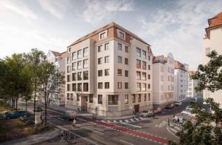 Wohnung kaufen in 04275 Leipzig, Leipzig - Moderner Wohntraum in der Südvorstadt - 3 Zimmer auf 90m² mit Balkon im 5. OG, Neubauprojekt KfW 40
