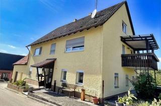 Haus kaufen in 91596 Burk, Zweifamilienhaus mit Nebengebäude bietet viel Platz