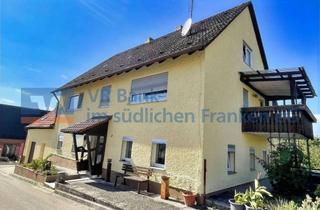Haus kaufen in 91596 Burk, Zweifamilienhaus mit Nebengebäude bietet viel Platz