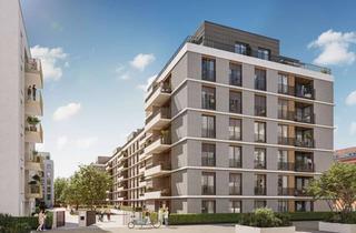 Wohnung kaufen in Pufendorfstraße, 10249 Friedrichshain, Am Volkspark Friedrichshain finden Sie Platz für Familien. 4-Zi.-Neubauwohnung mit 2 Bädern & Balkon