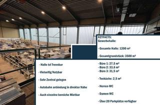 Büro zu mieten in Hohe Tannen 4 - 6, 49661 Cloppenburg, Gewerbehalle mit Büro und Schwerlastkran