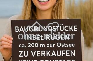 Grundstück zu kaufen in 18551 Glowe, Baugrundstücke Insel Rügen Glowe ca 200 m zur Ostsee erschlossen (insgesamt 2051m²)