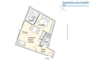 Wohnung kaufen in Merianstr. 32 + 32a, 90409 Nürnberg, Ansprechende Wohnanlage im Nürnberg Nord: 60 stilvolle Neubau-ETW und 10 Büroeinheiten in Stadtlage!