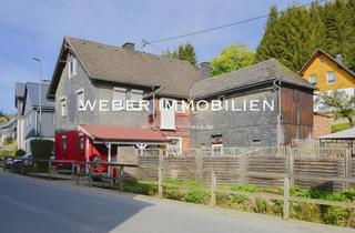 Einfamilienhaus kaufen in 96337 Ludwigsstadt, MIETKAUF MÖGLICH! - Teilrenoviertes Massiv- / Fachwerk-Einfamilienhaus in Mitten des Frankenwaldes