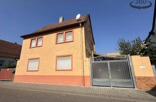 Einfamilienhaus kaufen in Altbach 19, 67574 Osthofen, Gepflegtes Einfamilienhaus mit überdachtem Hof und Carport