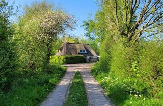 Haus kaufen in 25788 Delve, Ruheoase. Reetdachhaus in Alleinlage für Naturliebhaber