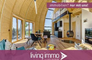 Haus kaufen in 94154 Neukirchen, PANORAMA_SKYDOME - Postmodernes Holzkuppelhaus mit Doppelcarport (Neubau, Energielevel A+)