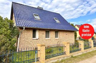 Einfamilienhaus kaufen in Gartenweg, 17322 Rossow, HORN IMMOBILIEN ++ Rossow bei Löcknitz, Einfamilienhaus mit großer Garage