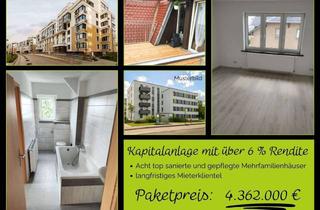 Mehrfamilienhaus kaufen in 08056 Zwickau, Attraktive Kapitalanlage: Mehrfamilienhäuser im Paket mit über 6 % Rendite