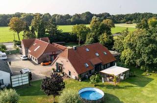 Bauernhaus kaufen in 47665 Sonsbeck, Luxuriöse Wohnscheune auf großzügigem Landgut mit 4 weiteren Einheiten - provisionsfrei
