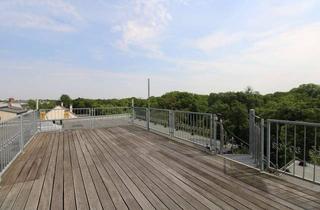 Penthouse kaufen in 04229 Schleußig, Bezugsfrei: Penthouse mit Loggia und Dachterrasse, einzigartiger Blick über den Clara-Zetkin-Park