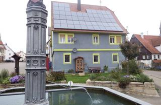 Wohnung mieten in 72351 Geislingen, 3 Zi.- EG- Whg. mit Scheune/ Lagerraum und Stellplatz inkl. EBK u. Schwedenofen