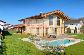 Haus kaufen in 83365 Nußdorf, Erstklassige Wohnqualität - Holzblockhaus in traumhafter Lage von Nußdorf