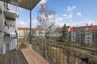 Wohnung mieten in 04318 Leipzig, 3-Zi. WHG + Balkon + Aufzug+Garten