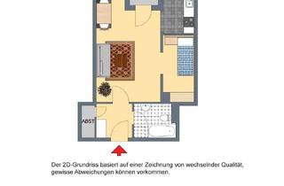 Wohnung mieten in Bertha-Von-Suttner-Straße, 24119 Kronshagen, Kronshagen: 1,5-Zimmer-Wohnung mit Balkon und EBK in ruhiger Lage