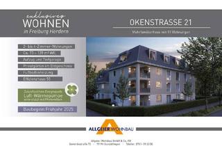 Wohnung kaufen in 79104 Herdern, Komfort und Stil – 3-Zimmer-Wohnung mit Fußbodenheizung und Terrasse