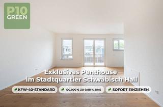 Penthouse kaufen in Ritterstraße, 74523 Schwäbisch Hall, Bezugsbereites Penthouse im Stadtquartier Schwäbisch Hall - Exklusives Wohnen auf höchstem Niveau