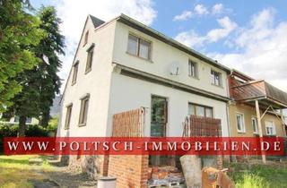 Haus kaufen in 07570 Steinsdorf, Sanierungsbedürftige DHH mit 120m² Werkstatt/Garage und großem Grundstück bei Weida
