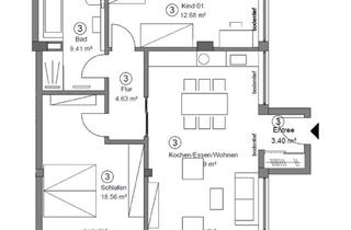 Anlageobjekt in 59077 Hamm, Hamm - Exklusive Kapitalanlage: Vermietete Erdgeschosswohnung mit Privatgarten und stabilen Mieteinnahmen