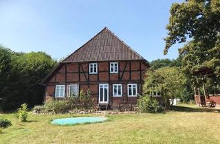 Haus kaufen in 21368 Boitze, Denkmalgeschützter charmanter Fachwerk-Resthof in ruhiger Lage. Tierhaltung möglich!