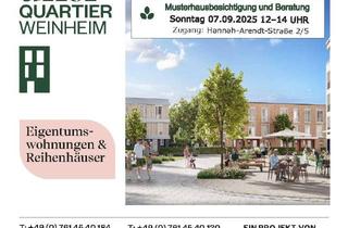 Reihenhaus kaufen in Hannah-Ahrendt-Straße, 69469 Weinheim, NEUBAU - open house am 07.09. von 12 bis 14 Uhr!