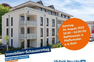 Wohnung kaufen in Raiffeisenstraße, 89284 Pfaffenhofen, NEUBAU in PfaffenhofenLichtdurchflutete 3-Zi.-Etagenwohnung