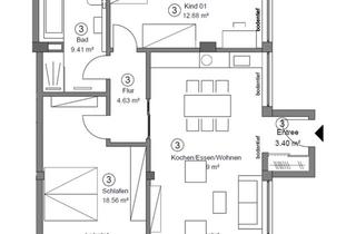 Anlageobjekt in Fritz-Husemann-Straße, 59077 Hamm, Exklusive Kapitalanlage: Vermietete Erdgeschosswohnung mit Privatgarten und stabilen Mieteinnahmen