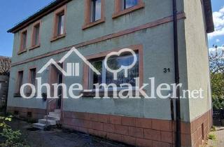 Einfamilienhaus kaufen in Hauptstraße 31, 67718 Schmalenberg, Freistehendes Einfamilienhaus mit Werkstatt, Garage, Garten