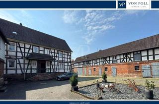 Haus kaufen in 35085 Ebsdorfergrund, Historisches Hofensemble mit Garten für kreative Lebensentwürfe - Grundstück mit Maschinenhalle zus