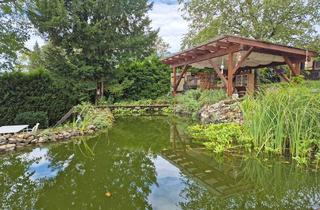 Grundstück zu kaufen in 75015 Bretten, Freizeitgrundstück mit Teich und 2 Gartenhäusern