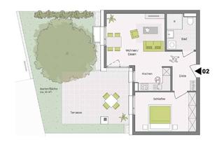 Wohnung kaufen in Schuraer Straße, 78554 Aldingen, 2-Zimmer im Erdgeschoss