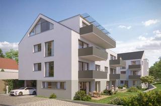 Wohnung kaufen in 70839 Gerlingen, 4,5 Zimmer-Wohnung mit 2 Süd-Terrassen und großzügigem Garten, A+!