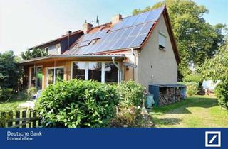Doppelhaushälfte kaufen in 16359 Biesenthal, PV & Solarthermie - Doppelhaushälfte mit Nebengelass und Wintergarten in Melchow!
