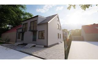 Doppelhaushälfte kaufen in Am Herrschaftswald 27, 68305 Gartenstadt, Moderne Doppelhaushälfte in Mannheim-Gartenstadt: KfW 55, 120 m², Terrasse & Garten