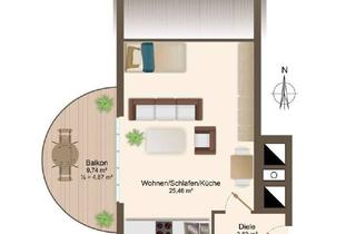 Wohnung kaufen in 86368 Gersthofen, Just Immotions | 1-ZBK Wohnung in Gersthofen mit Westbalkon!