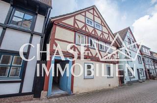 Einfamilienhaus kaufen in Homburgstraße 72, 37619 Bodenwerder, Sanierungsbedürftiges Fachwerkhaus mit Potenzial - Familienleben in der Innenstadt Bodenwerders!