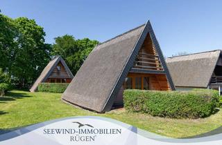 Haus kaufen in 18586 Middelhagen, Finnhütte in einmaliger Lage - exklusives Ferienhaus mit Wasserblick auf der Insel Rügen!