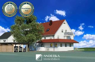 Wohnung kaufen in 89437 Haunsheim, Traumhafter Schlossblick - KFW-55-Standard - tolle Raumaufteilung! 3-Zimmer Dachgeschosswohnung!